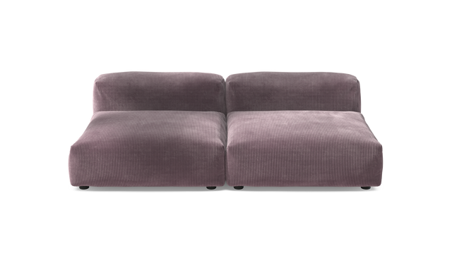 vetsak | Sofa Set 01 Large - Cord Velour - Blossom | Modular Sofa | 3.5 Seater