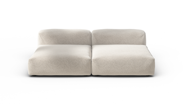 vetsak | Sofa Set 01 Large - Nub - Creme | Modular Sofa | 3.5 Seater