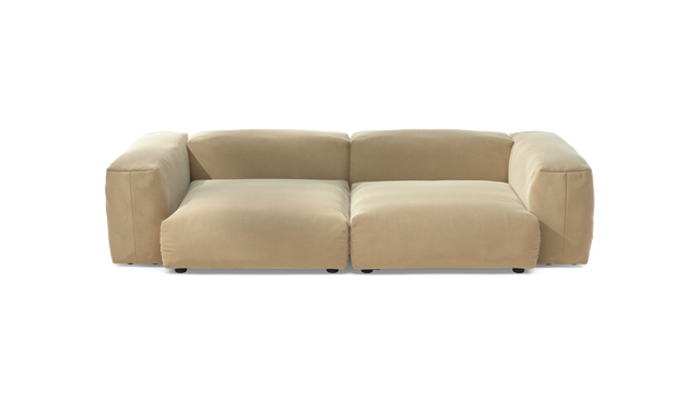 vetsak | Sofa Set 02 Large - Suave - Creme | Modular Sofa | 3.5 Seater | Big Sofa