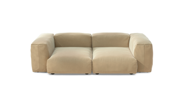 vetsak | Sofa Set 02 Medium - Suave - Creme | Modular Sofa | 2.5 Seater | Big Sofa