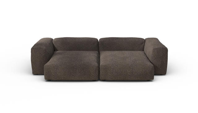 vetsak | Sofa Set 02 XLarge - Nub - Walnut | Modular Sofa | 3.5 Seater | Big Sofa