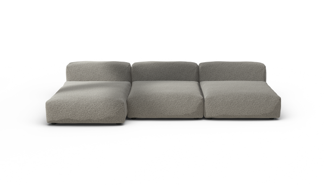 vetsak | Sofa Set 04 - Pebble - Platinum | Modular Sofa | 5 Seater | Big Sofa