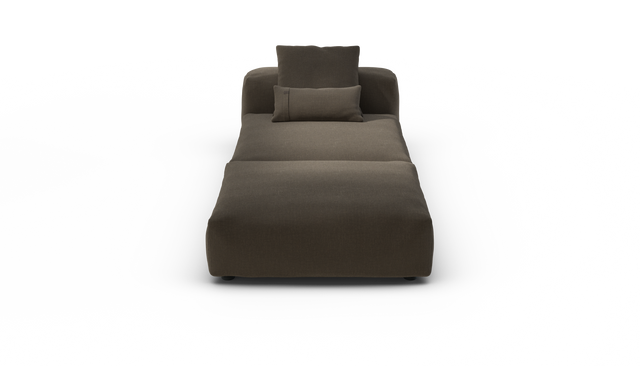 vetsak | Sofa Set 07 - Sun Lounger - Breeze - Brown | Modular Sofa | 2 Seater | Daybed | Chaiselounge