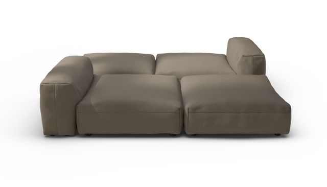 vetsak | Sofa Set 08 - Daybed - Terrain - Driftwood | Modular Sofa | 6 Seater | Outdoor Island | Double lounger