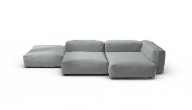 vetsak | Sofa Set 09 - The Island - Ridge - Limestone | Modular Sofa | 7 Seater | Sofa Island