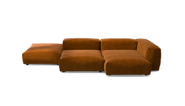 vetsak | Sofa Set 09 - The Island - Suave - Honey | Modular Sofa | 7 Seater | Sofa Island