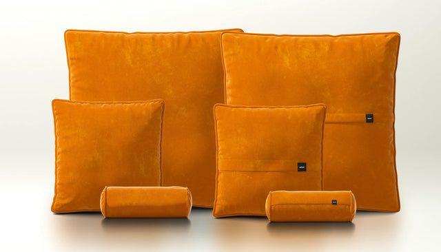 Pillow Set 3 - Suave - Orange Blaze
