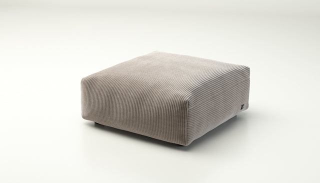 vetsak | Sofa Seat Medium - Cord Velour - Platinum