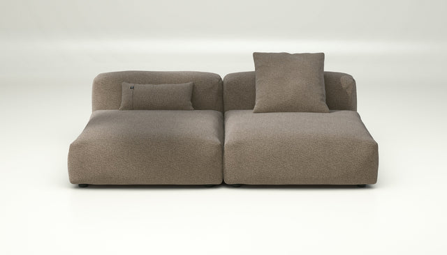 vetsak | Sofa Set 01 Large - Loop Loop - Taupe | Modular Sofa | 3.5 Seater
