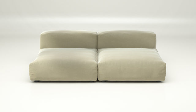 vetsak | Sofa Set 01 Large - Suave - Clay | Modular Sofa | 3.5 Seater