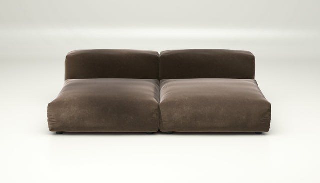 vetsak | Sofa Set 01 Large - Suave - Espresso | Modular Sofa | 3.5 Seater