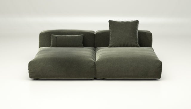 vetsak | Sofa Set 01 Large - Suave - Pine | Modular Sofa | 3.5 Seater