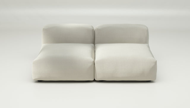 vetsak | Sofa Set 01 Medium - Pique - Creme | Modular Sofa | 2.5 Seater
