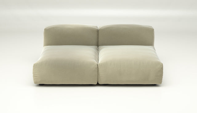 vetsak | Sofa Set 01 Medium - Suave - Clay | Modular Sofa | 2.5 Seater