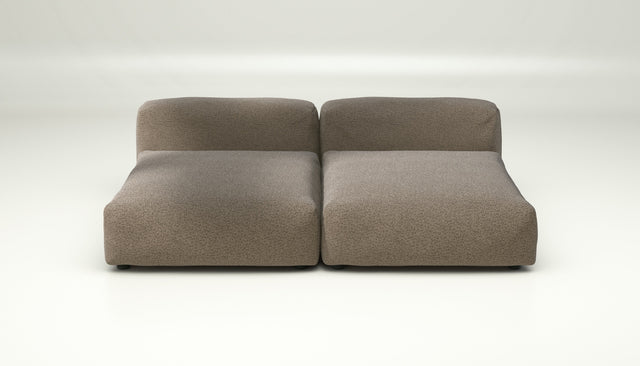 vetsak | Sofa Set 01 XLarge - Loop Loop - Taupe | Modular Sofa | 3.5 Seater