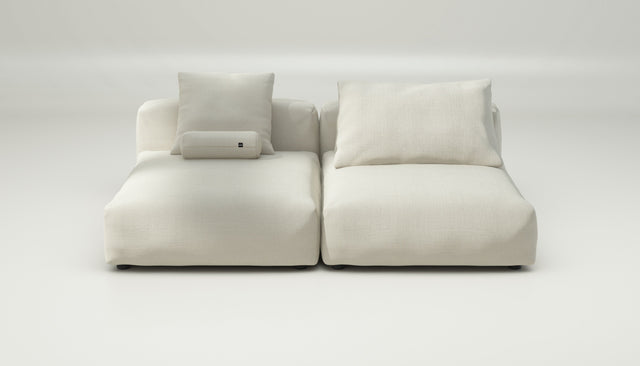 vetsak | Sofa Set 01 XLarge - Pique - Creme | Modular Sofa | 3.5 Seater