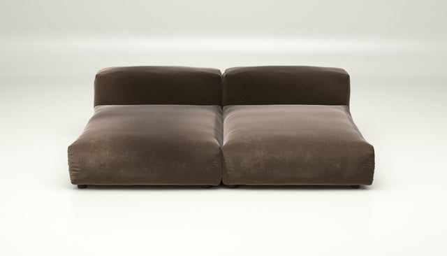 vetsak | Sofa Set 01 XLarge - Suave - Espresso | Modular Sofa | 3.5 Seater