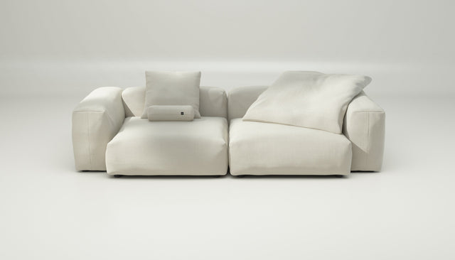 vetsak | Sofa Set 02 Large - Pique - Creme | Modular Sofa | 3.5 Seater | Big Sofa