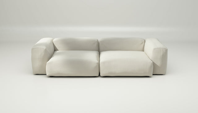 vetsak | Sofa Set 02 Large - Pique - Creme | Modular Sofa | 3.5 Seater | Big Sofa
