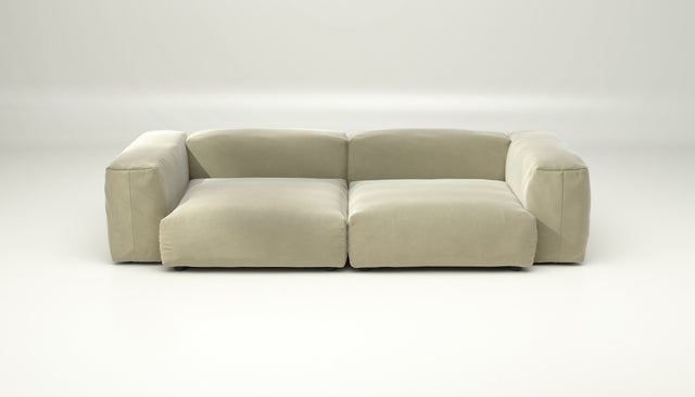 vetsak | Sofa Set 02 Large - Suave - Clay | Modular Sofa | 3.5 Seater | Big Sofa