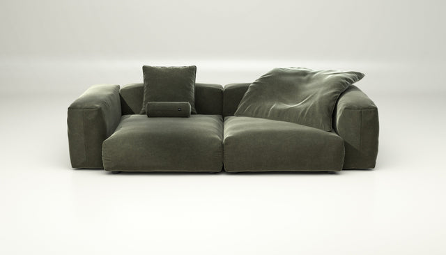 vetsak | Sofa Set 02 Large - Suave - Pine | Modular Sofa | 3.5 Seater | Big Sofa