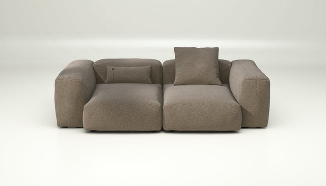 vetsak | Sofa Set 02 Medium - Loop Loop - Taupe | Modular Sofa | 2.5 Seater | Big Sofa