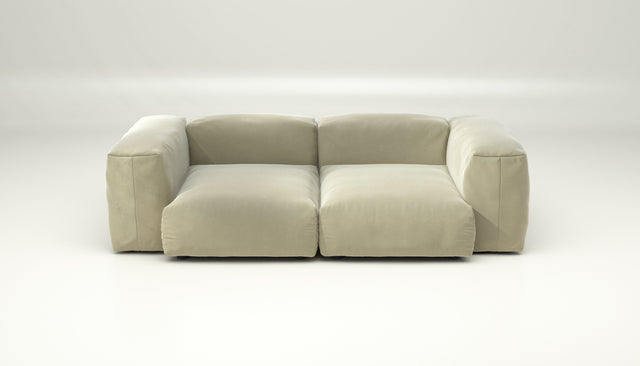 vetsak | Sofa Set 02 Medium - Suave - Clay | Modular Sofa | 2.5 Seater | Big Sofa