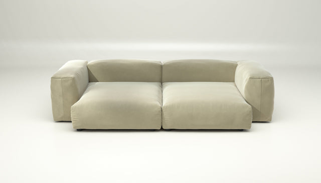 vetsak | Sofa Set 02 XLarge - Suave - Clay | Modular Sofa | 3.5 Seater | Big Sofa