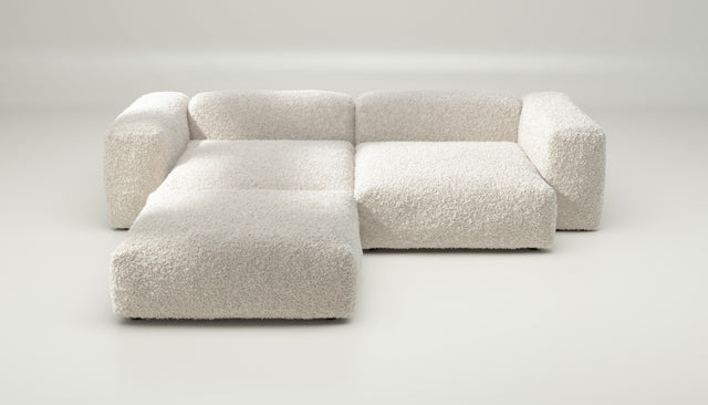 vetsak | Sofa Set 03 - Doodle - Creme | Modular Sofa | 3.5 Seater | Big Sofa | Corner Sofa