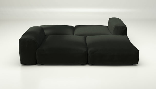 vetsak | Sofa Set 08 - Daybed - Loop Loop - Mousse | Modular Sofa | 6 Seater | Outdoor Island | Double lounger