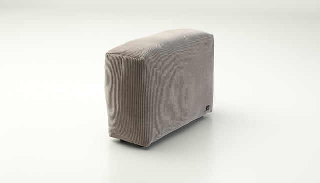 vetsak | Sofa Side Medium - Cord Velour - Platinum